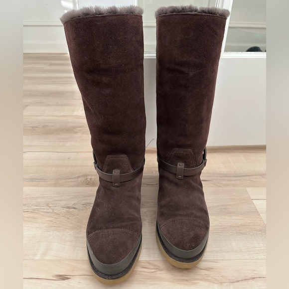 Tory Burch brown winter boot - 8 - Picture 3 of 5